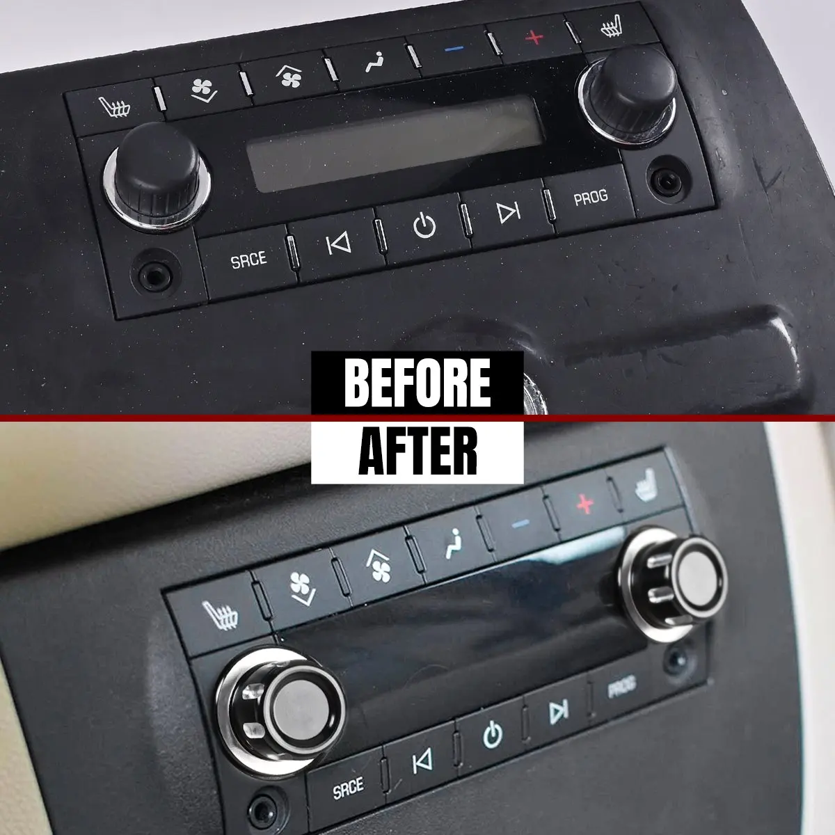 Car Rear Radio Audio Volume Control Knob Replacement 22912547 2291-2547 For Escalade Enclave Tahoe Chevrolet Chevy Silverado GMC view 2