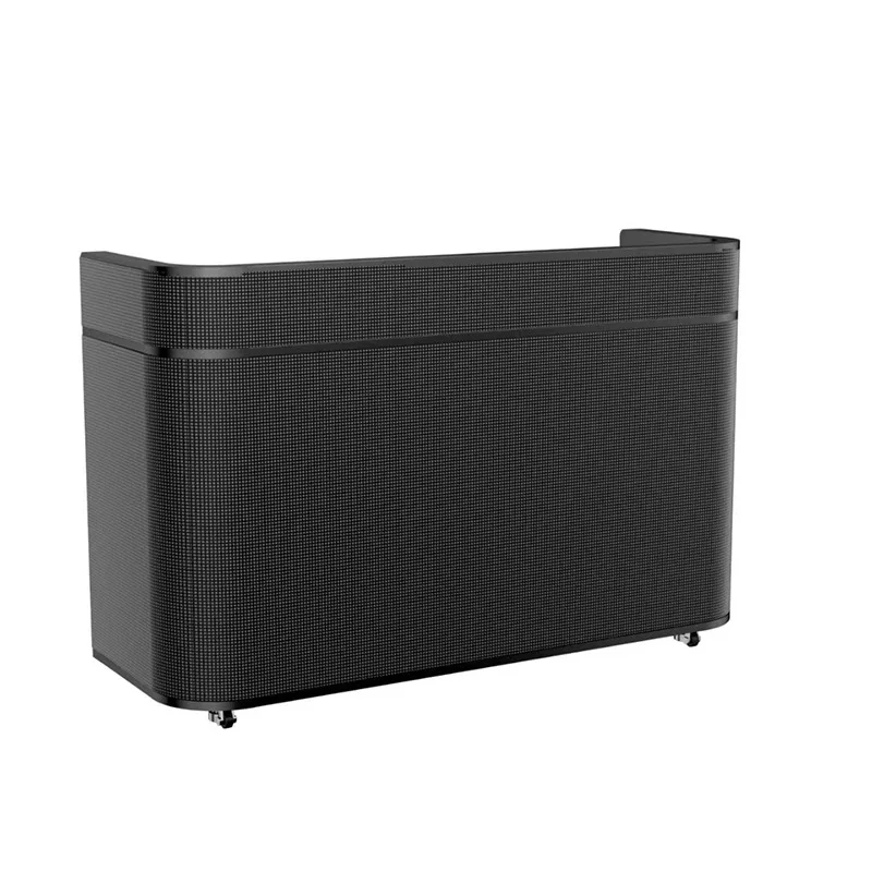 Creative led front desk screen, hotel dj desk electronic LED display