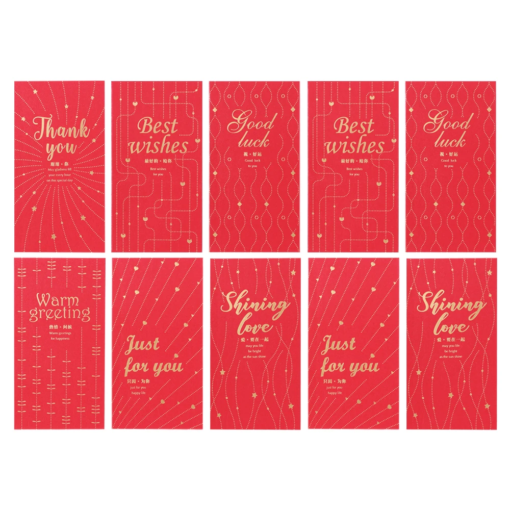 36 Pcs Red Envelope Bag Pack of Envelopes Money Vintage Gift Giving Chinese Style Retro Pocket