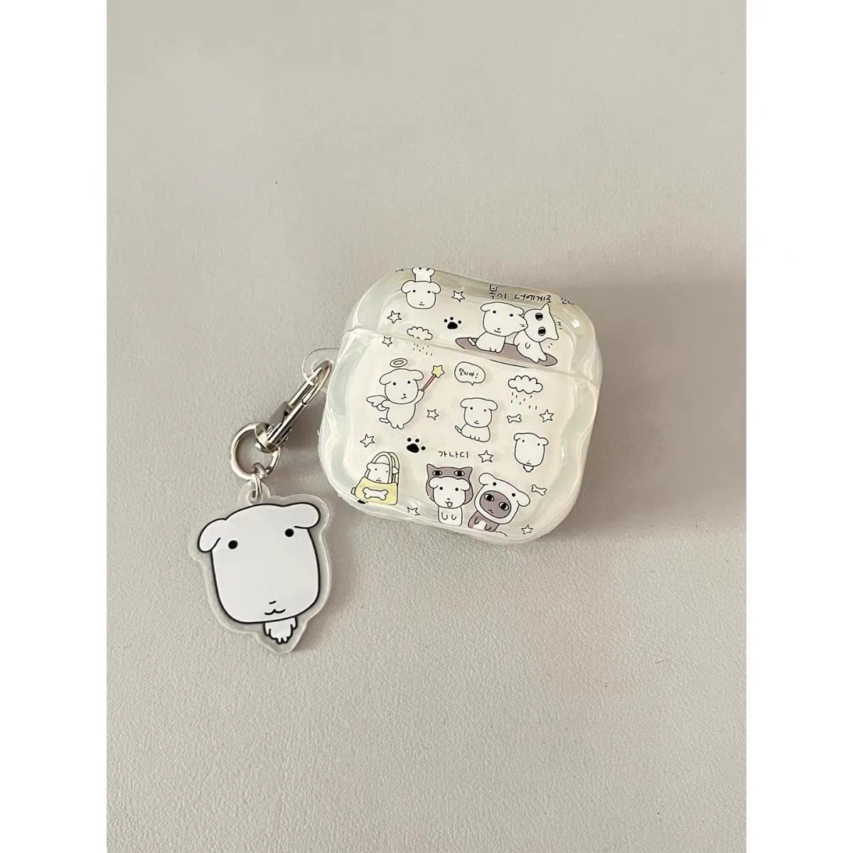 Cute Cartoon Ganadi Dog Earphone Case For Airpods Pro 3 Pro2 Pro Wireless Bluetooth Cover For Airpods 1 2 3 4 Wave Silicon Shell