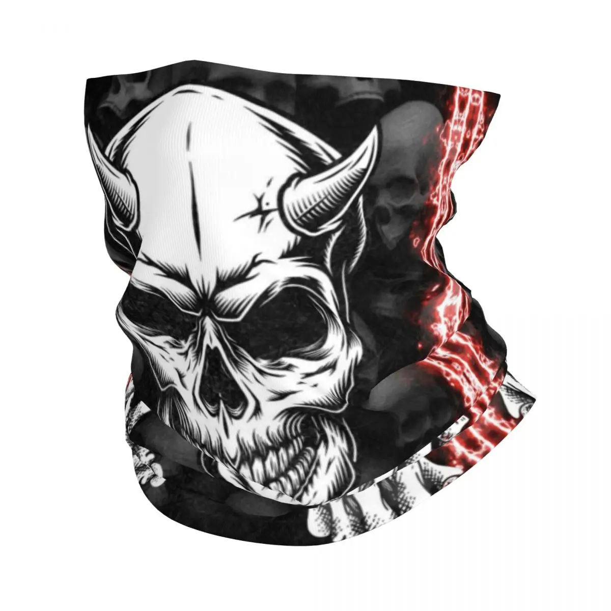 

Skull Bandana Neck Gaiter Printed Balaclavas Mask Scarf Warm Cycling Outdoor Sports Unisex Adult All Season