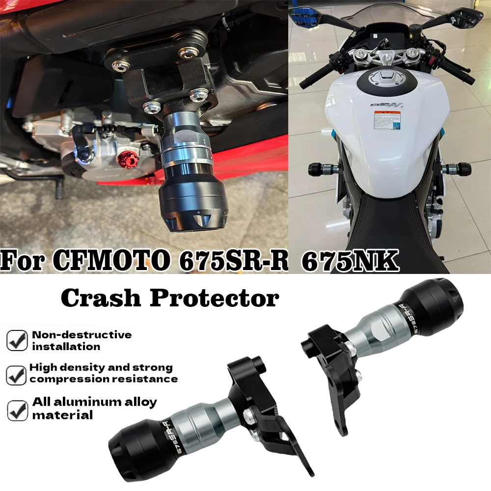 

For CFMOTO 675SR-R 675SR 675 SR 675SR R 675NK Motorcycle Frame Slider Crash Protector Engine Crash Protection Fairing Guard