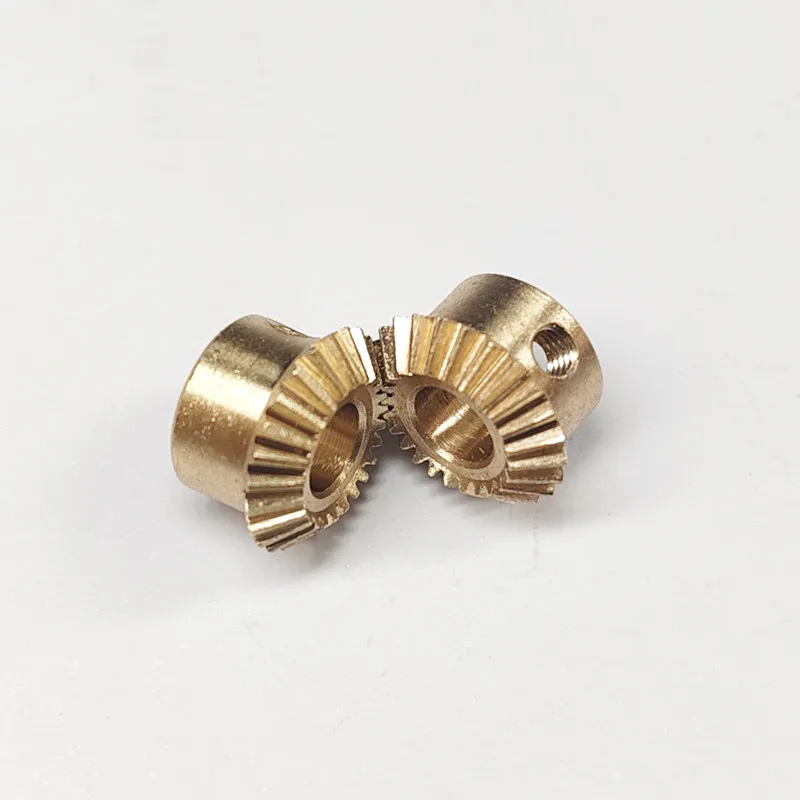 2pcs Mini Precision 1:1 Bevel Step Gears 0.5M 54T 4/5mm 90 Degree Transmission Metal Bevel Gear DIY Model