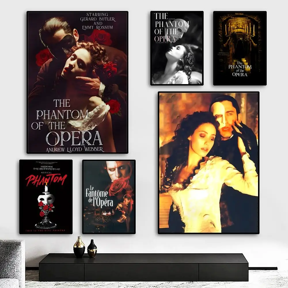 The Phantom of The Opera Painting Calligraphy HD Canvas Poster living room bedroom bar aesthetic decoration