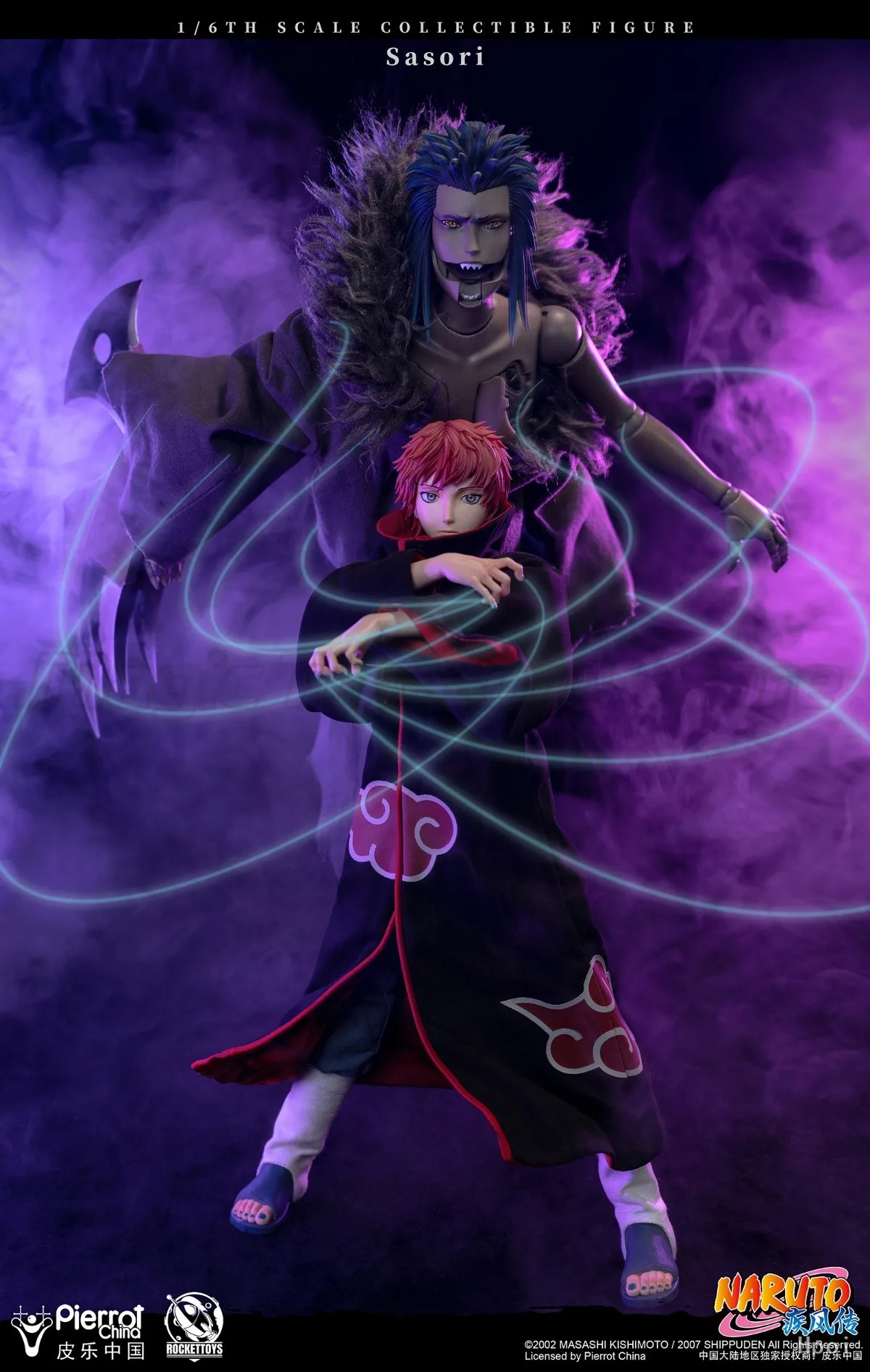 MT】Original RocketToys ROC-010 NARUTO Shippuden Sasori 1/6 Action