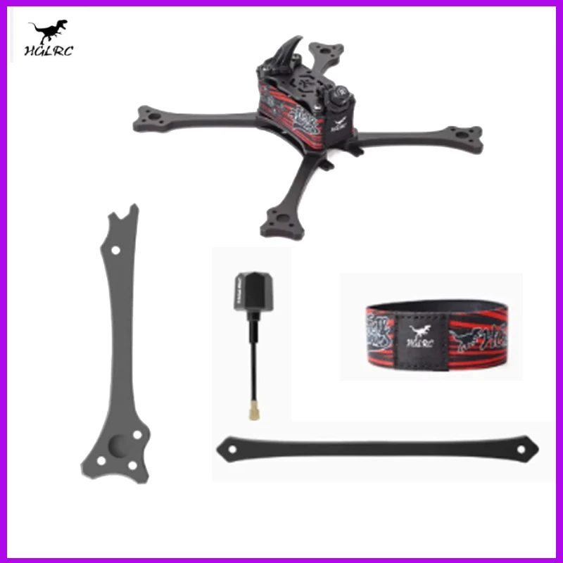 

HGLRC Wind 5 Lite V2 5inch Brushless T700 Four-Axis Indoor Carbon Fiber FPV Racing Frame Kit