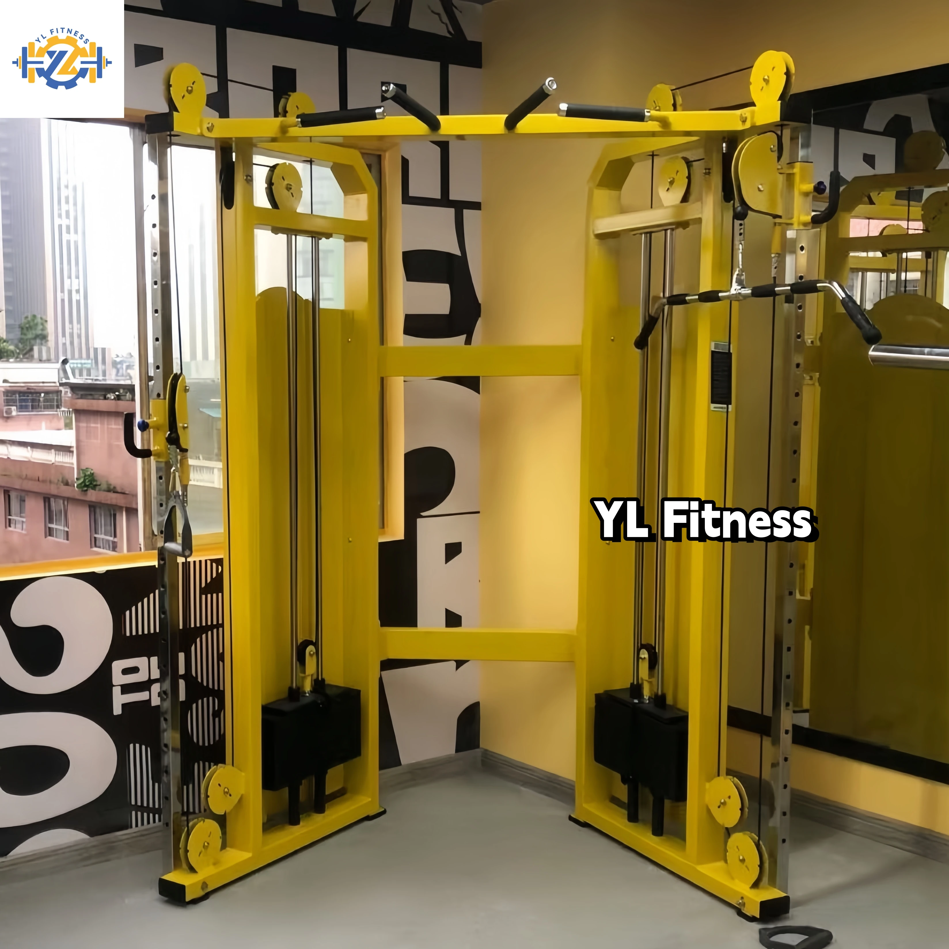 Manufacturer Durable Commercial Gym Equipment Fitness Smith Machine And Multi Functional Trainer