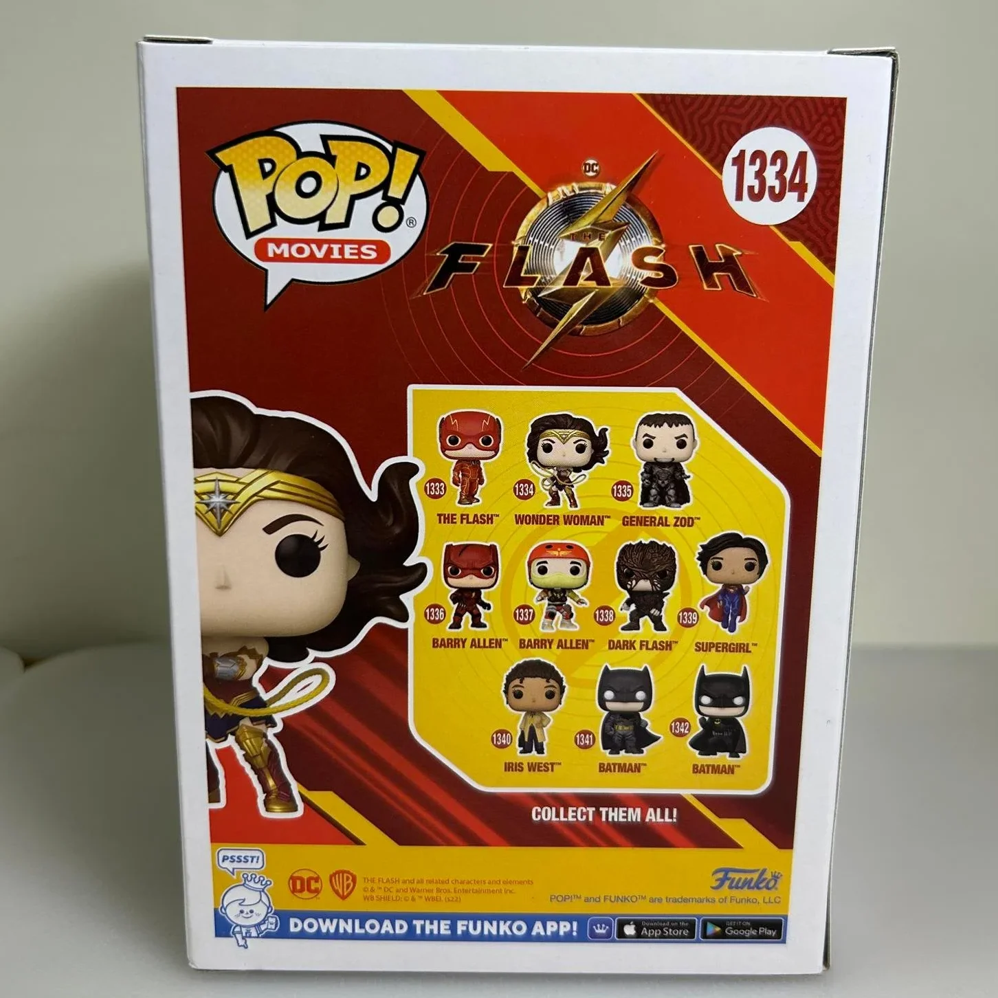 DC Comics Figures Wonder Woman #1334 Funko Pop Vinyl Figure Collectible Decoration Limited Edition Model Children's Toy Gift - Image 3