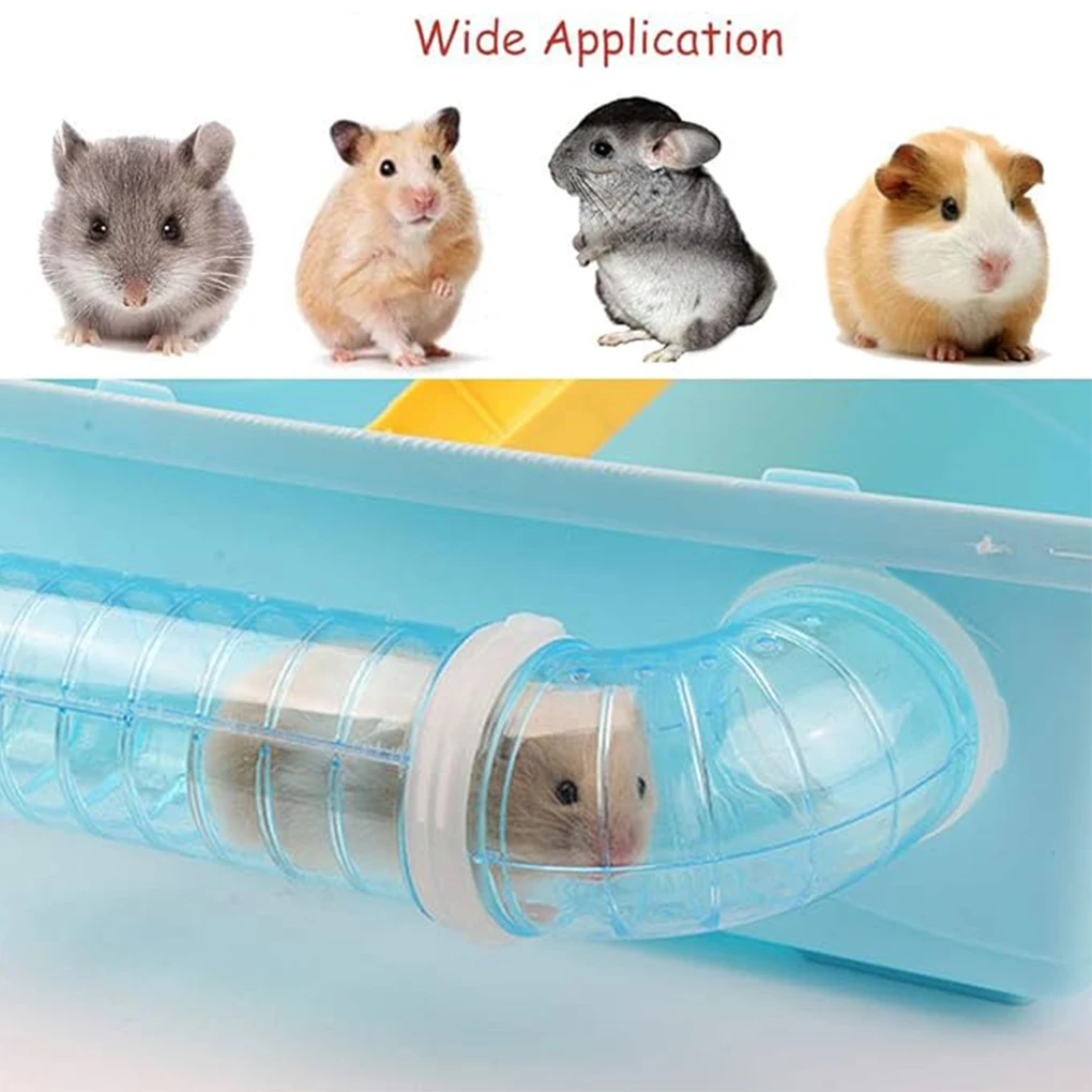 

Hamster Tubes Fun And Interesting Toy For Hamsters Easy To Clean Transparent Pipe Hamster Tunnel