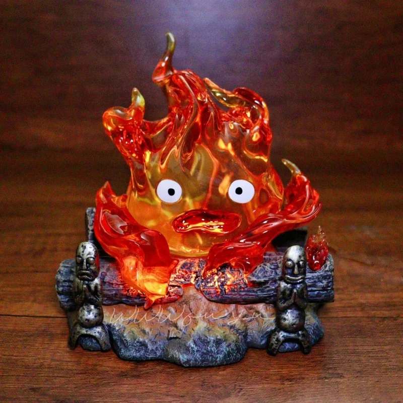

Объекты Лампа Мультфильм Мультфильм Calcifer Аниме 12 см Свеча Настольные Фигурки Модель Статуя ПВХ Модель Коллекция Орнамент Игрушки