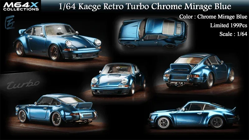 

M64X 1:64 Kaege Retro Turbo limited199 Resin Model Car