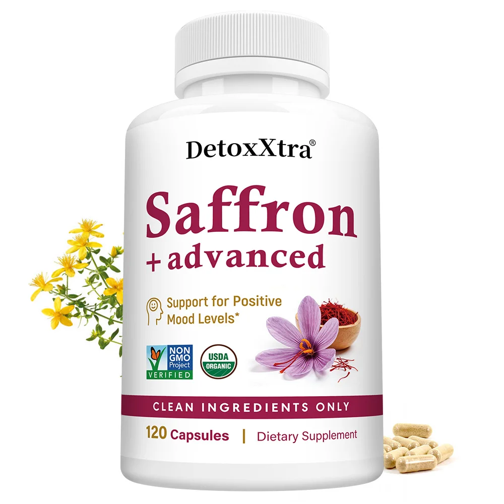 Saffron Extract Capsules - Premium Saffron Supplements, 88.5 Mg of Saffron Extract (Crocus Sativus) - Mood Support, Eye Support