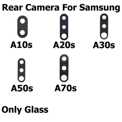 For Samsung Galaxy A10s A20s A30s A50S A70S Rear Camera Glass Lens With Glue Sticker Replacement Repair Parts