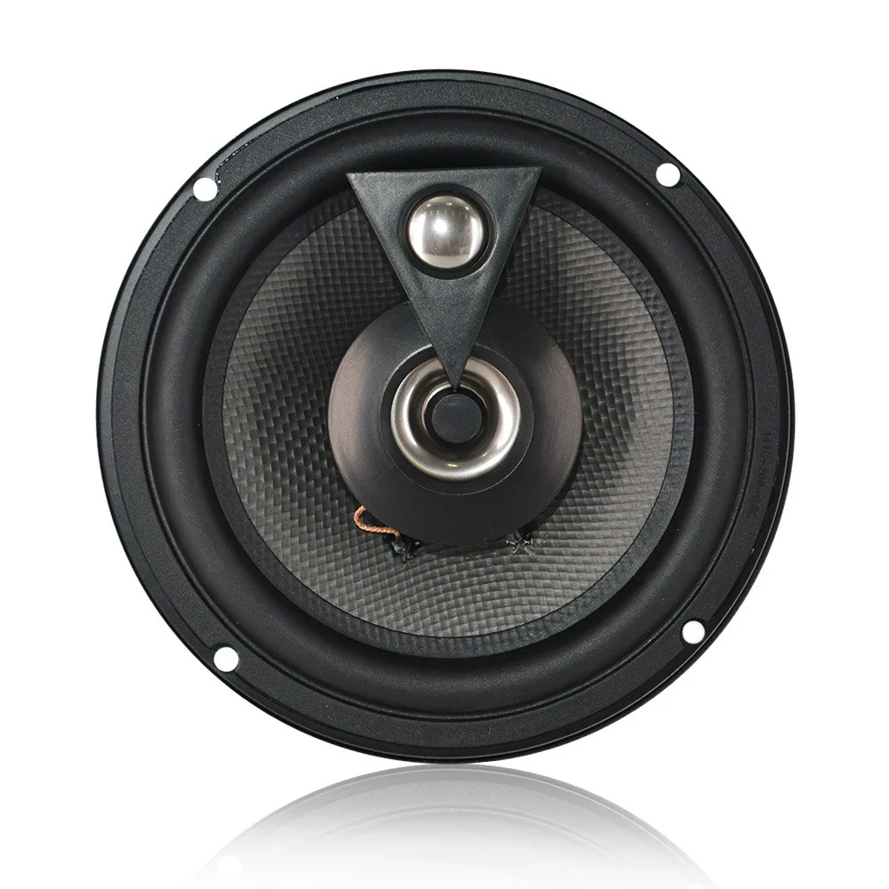 Full Range Coaxial Car Speaker 4/5/6 Inch High Power 4Ohm Rubber Surround Door Stereo Audio Upgrade Replacement Parts