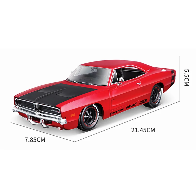 New Product In Stock Maisto 1:24 1970 Dodge Challenger R/T Muscle Car Alloy Miniature Diecast Model Dodge Car Toy Christmas Gift