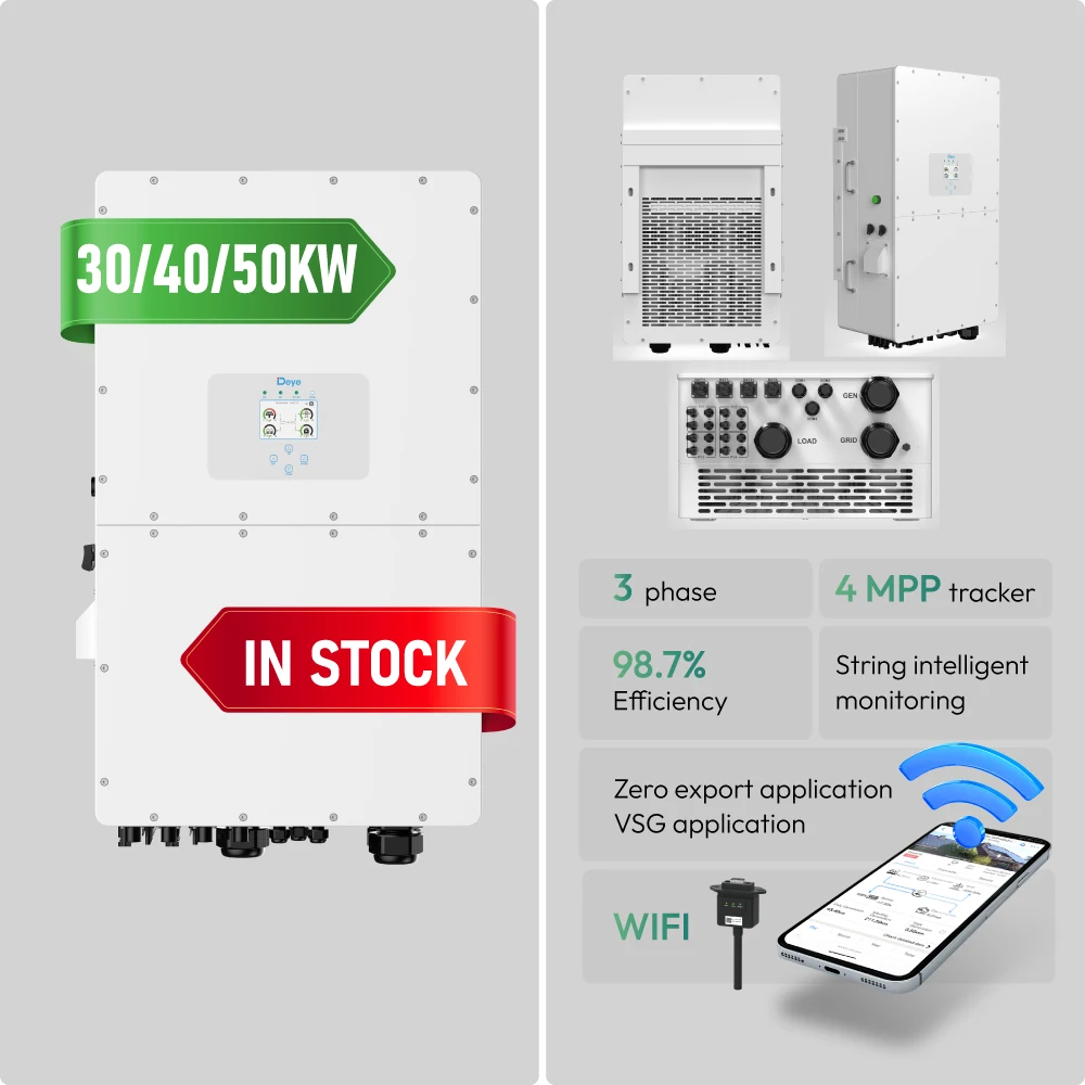 Sunpal 50kW 100kw All-in-one Bess Container Solar Battery Home Energy Storage System Solar Panels and Battery and Inverter