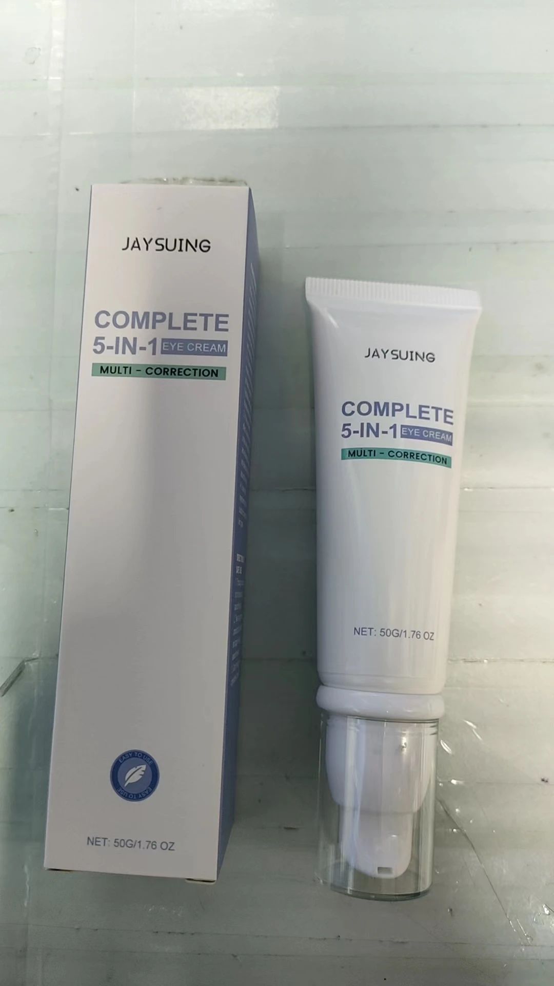 다크서클, 주름, 붓기를 위한 5-in-1 멀티 코렉션 아이 크림 – 안티에이징, 수분 공급 및 퍼밍 트리트먼트