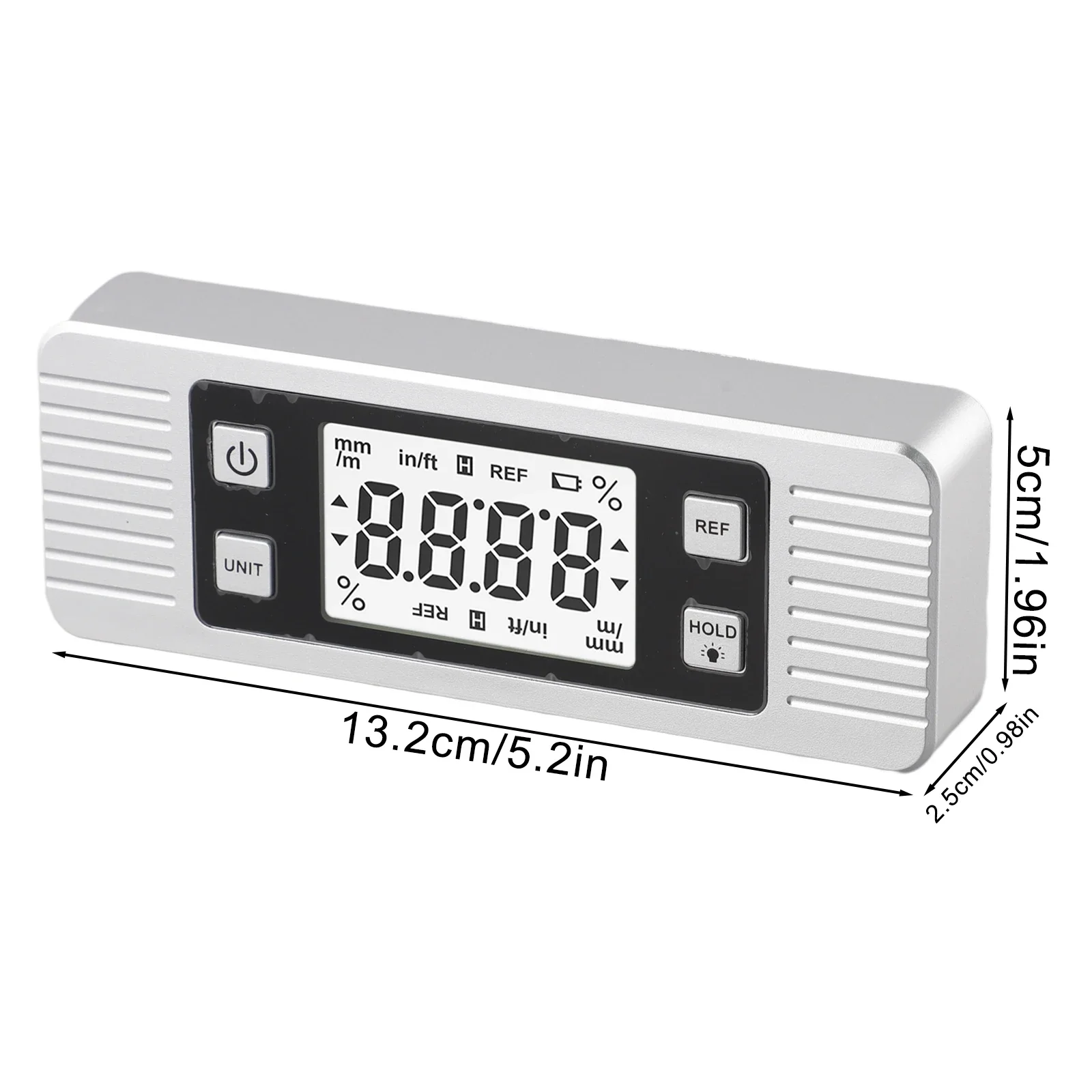 1pc Digital Level Bubble Magnetic Level 360 Degree Angle Measuring Instrument Backlit LCD Display Protractor Inclinometer Level