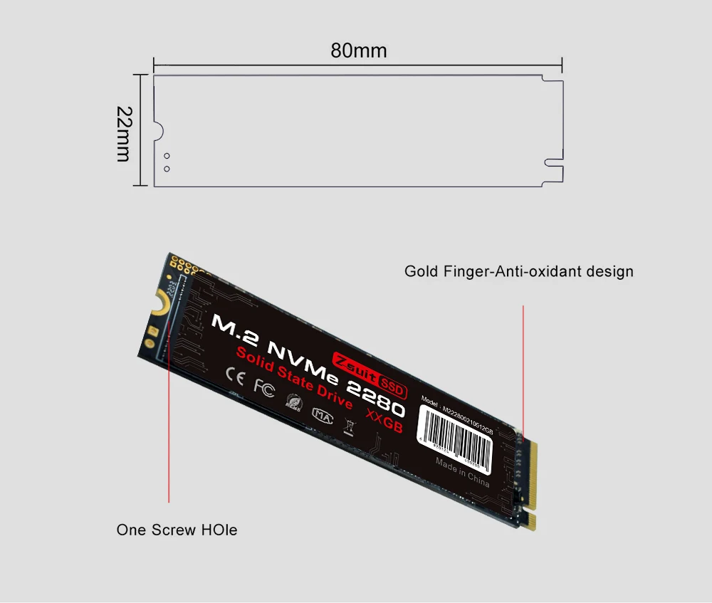 ZSUIT-Unidade Interna de Estado Sólido para Laptop, M.2 NVME SSD, PCIe 3.0, 128GB, Disco Rígido, Notebook, Atacado, 5Pcs, 1Pc, 128g