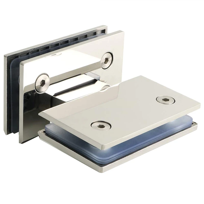 

180 Degree Clip Home Easy Install Glass Clamp Door Cabinet Showcase Clip Glass Shower Cupboard Furniture Hinge Replacement Parts