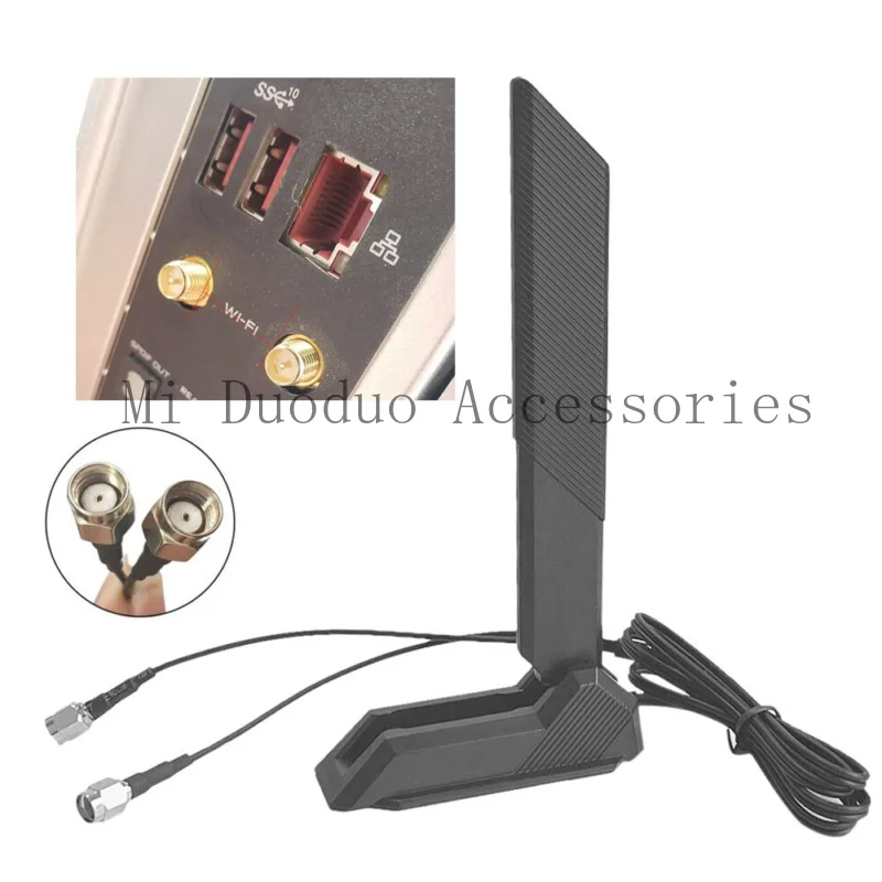 For ASUS FOR GIGABYTE FOR MSI WIFI Magnetic Antenna 2.4G/5G/6G WIFI-5 WIFI-6E Antenna