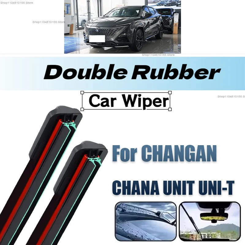 

3PCS Car Wiper for Changan Chana UNIT UNI-T UNI T 2020-2023 Front Rear Windshield