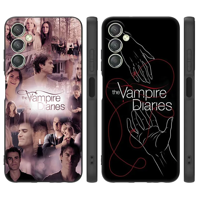 The Vampire Diaries Black Case For Samsung Galaxy A15 A14 A05 A34 A54 A52S A53 A33 A23 A24 A13 A12 A22 A32 A50 A51 A70 A71 A73