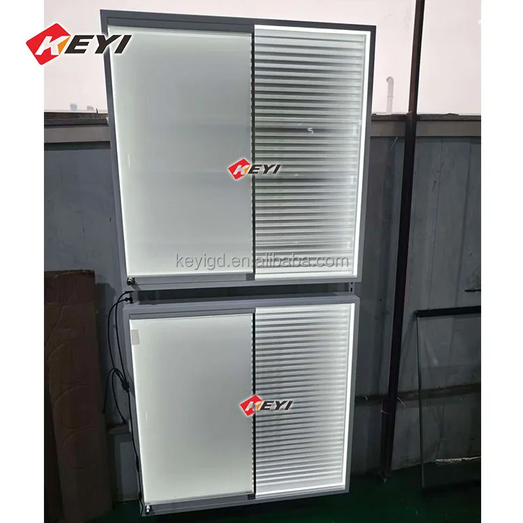 Wall Mounted Metal Trading Card Display Rack Games Store LED Lighting Graded Card Collectible Display in Acrylic Lockable Doors