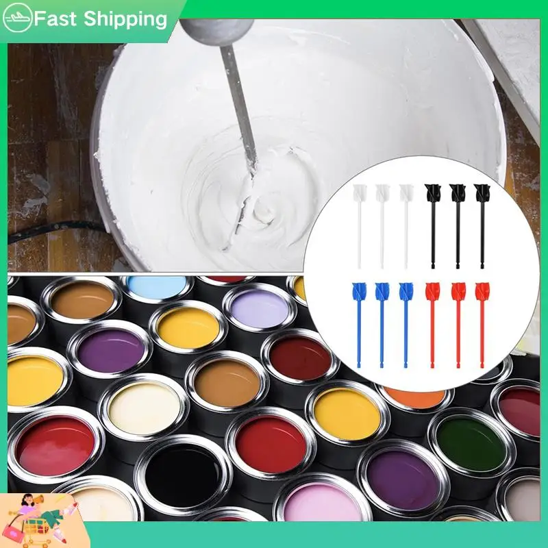 

Epoxy Mixer Attachment For Drill, 12-Piece Set - Helix Paddles, Paint Stirrers Drill Attachment, 6.5-Inch-Tvdae