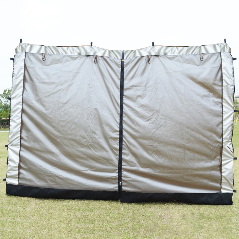 10x10 Canopy Tent Double Layer Sidewalls with Zipper Gazebo Sun Shading Mesh Side Wall Sun Protection Waterproof