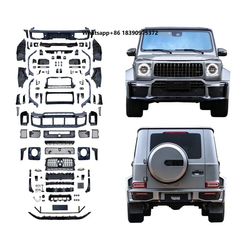 B800 Style Car Bumper for 2025  G Class W465 Upgrade BBRS Style Wide Body Kit Grille Fender Flare Front Bumper