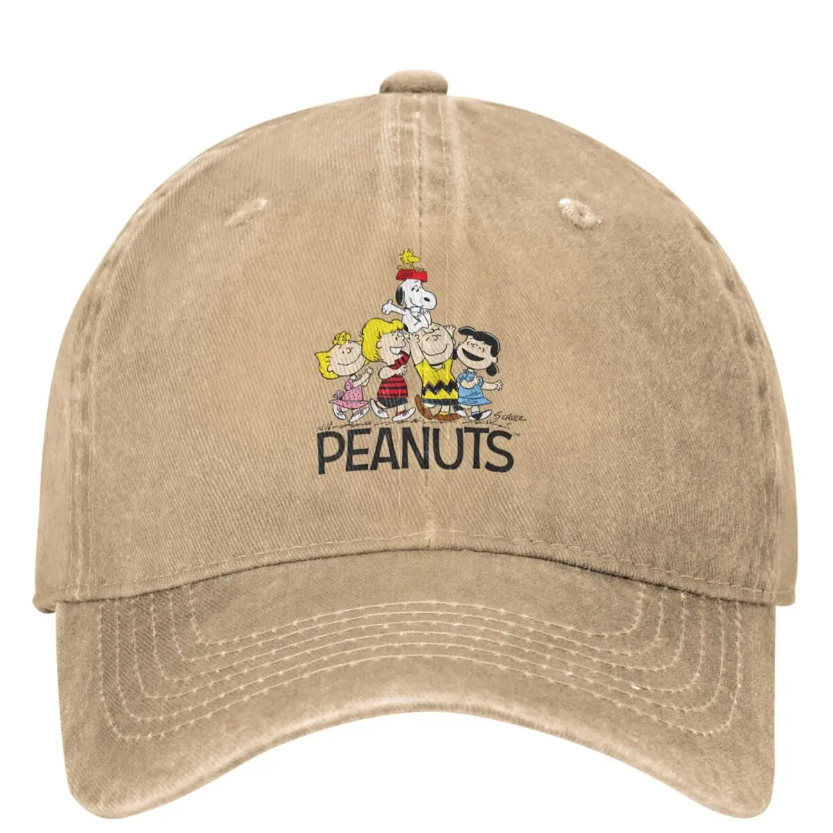 Peanuts Snoopy And Friends Group Casual Baseball Cap Spring Trucker Hat Tennis Skate Hats Women Men Fitted Baseball Caps