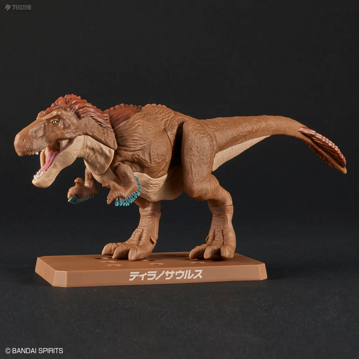 Bandai เดิมประกอบที่ครอบคลุมรุ่น Series Plannosaurus Tyrannosaurus Rex เล็งที่ของเล่นเด็กสะสมเครื่องประดับ