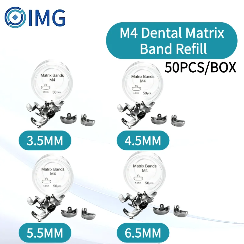 

Dental M4 Sectional Matrix Bands Stainless Steel Dental Matrix For Composite Restoration Dentistry