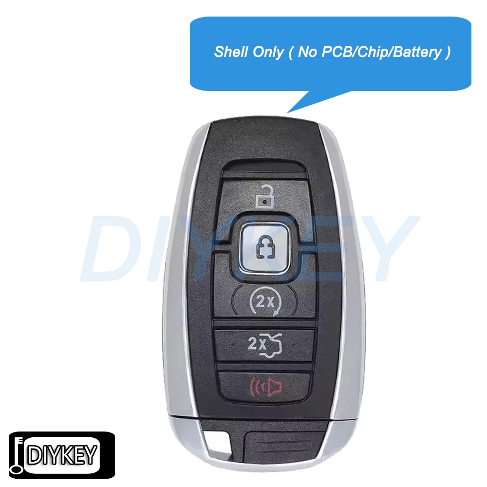 5 Buttons Case Smart Remote Key Fob Shell Cover for Lincoln Continental MKC MKZ MKX 2017 2018 2019 Navigator Nautilus 2021 2022