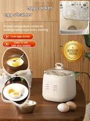 Electric Egg Steamer Household Mini Electric Egg Maker Automatic Power Off Egg Boiler Multifunctional Egg Boiler Power Off