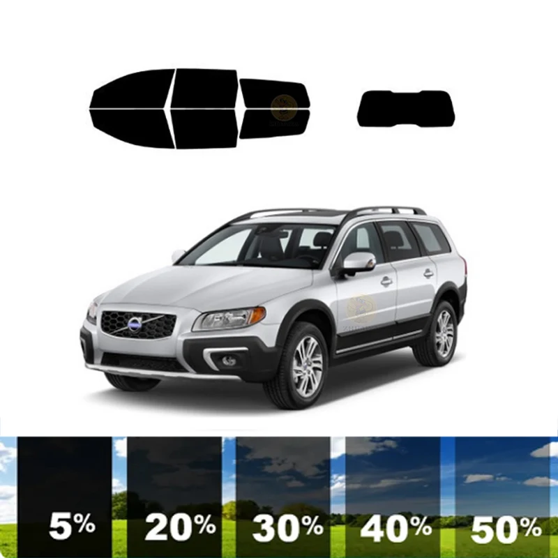 

precut Removable Window Tint Film For Car 100% UVR 5%-35%VLT Heat Insulation Carbon ﻿For VOLVO XC70 4 DR WAGON 2008-2016