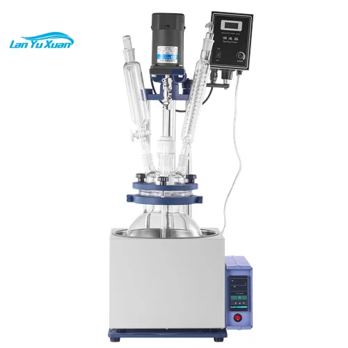 2023 New Guaranteed Quality Proper Price High Pressure Single Layer Lab Glass Reactor