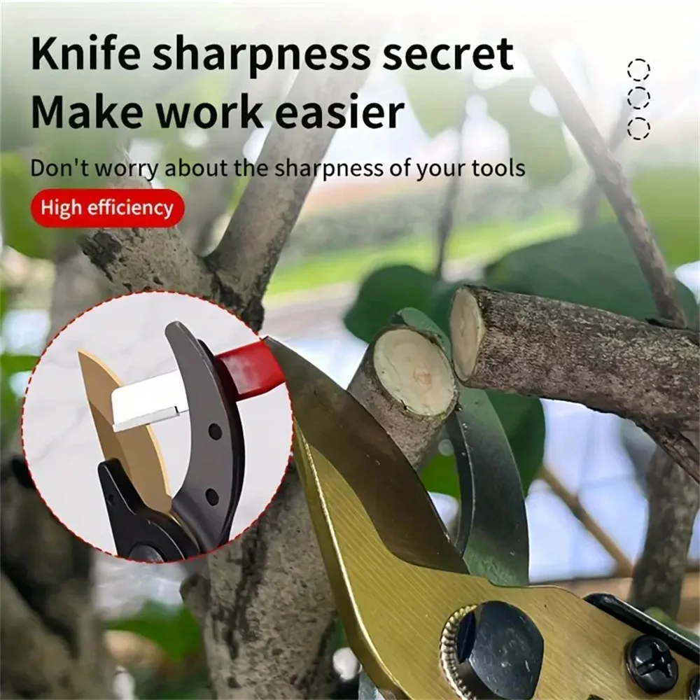 مبراة دقيقة احترافية للسكاكين ومقص من الفولاذ التنغستن أحجار شحذ متعددة الأغراض تناسب جميع الشفرات أداة الحديقة