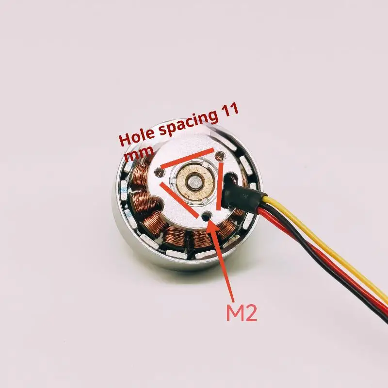 1 Uds RC Drone FPV Quadcopter accesorios de motor de avión usado 1200KV Mini 2204 2S-3S Motor sin escobillas trifásico de alta velocidad