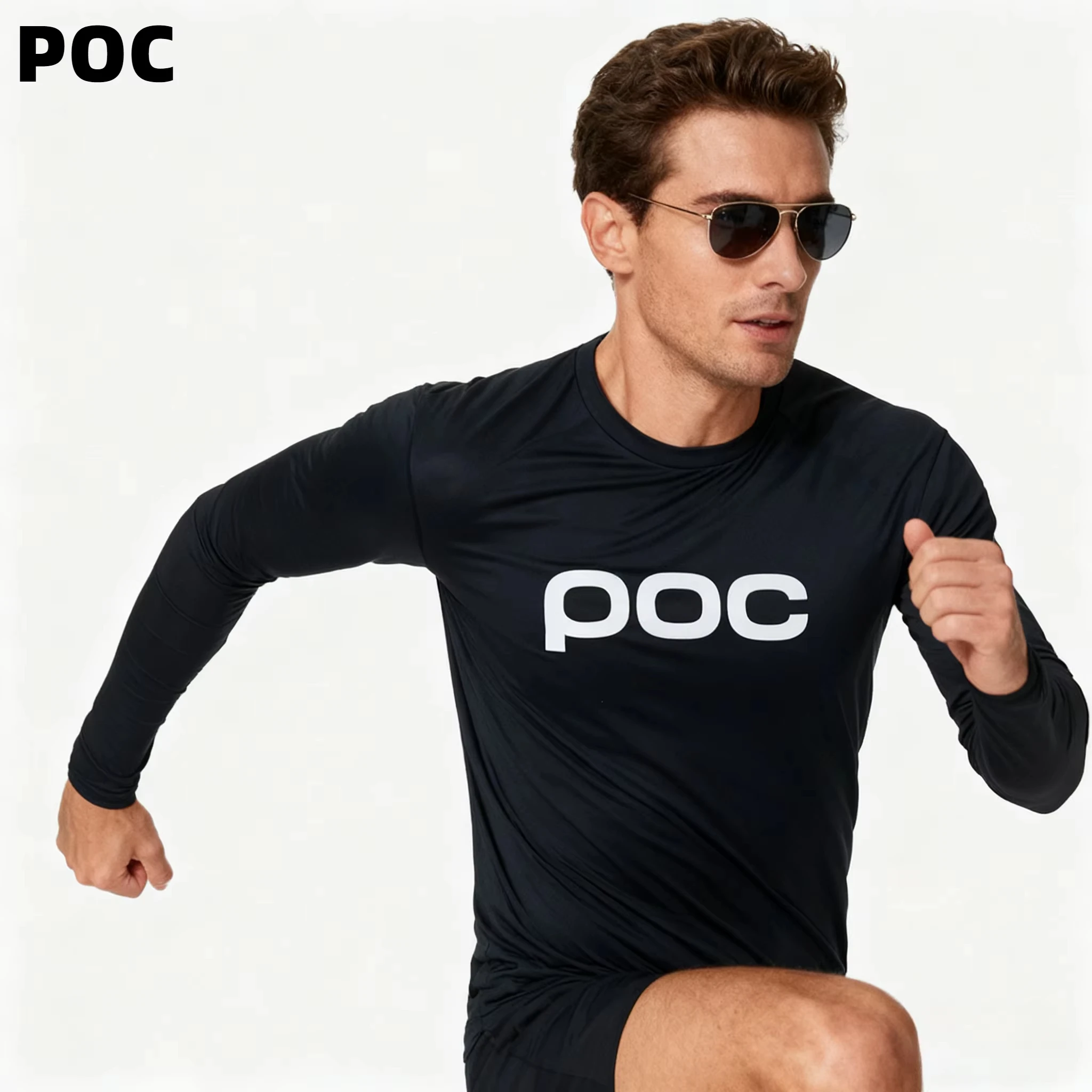 AliExpress NONE 2026 New Cycling Jersey Quick-Dry POC MTB Cycling T-shirt Mountain Bike Road Bicycle Motorcycle T-Shirt Motorcycles Kleding