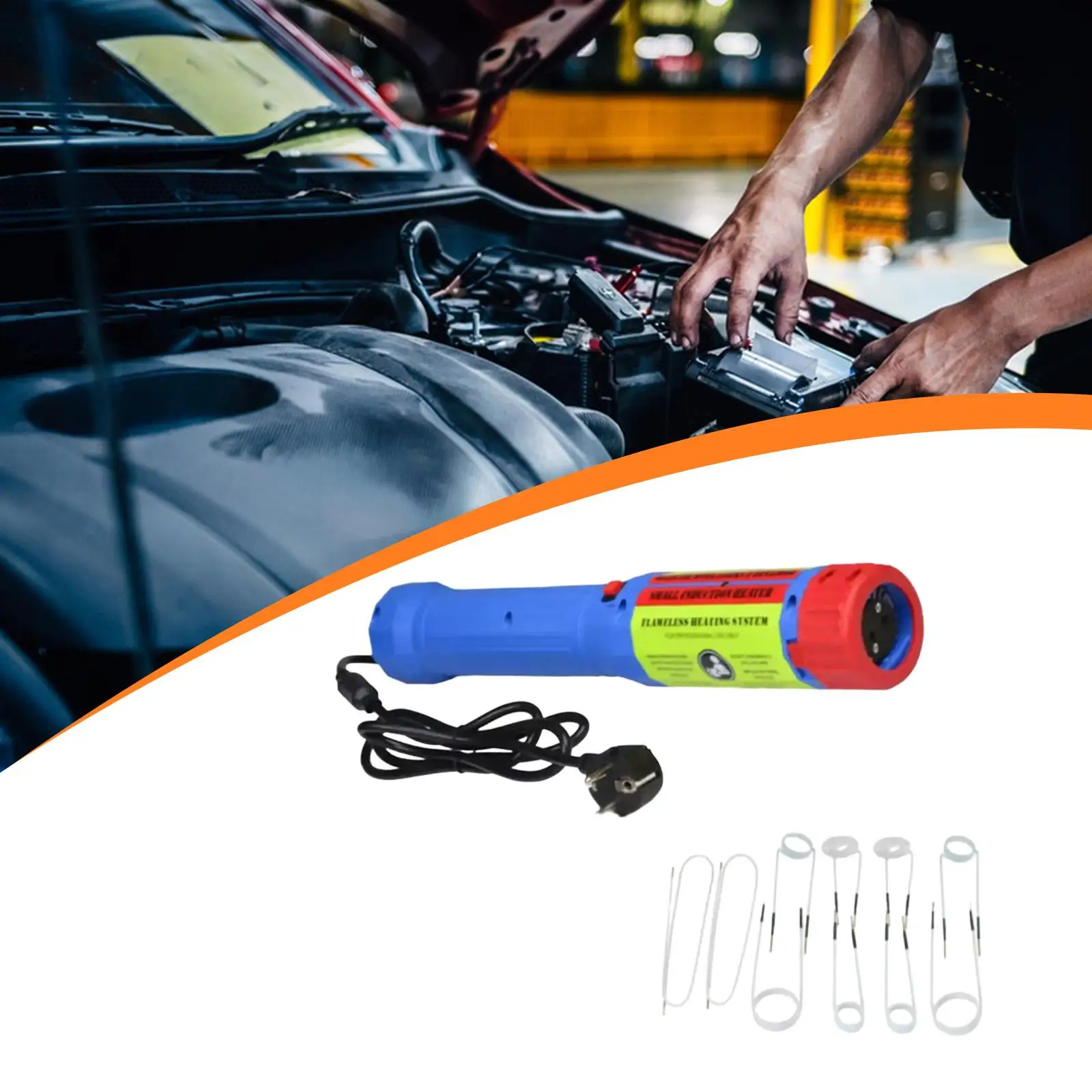 

Комплект портативного индукционного нагревателя 1400 Вт, 110 В, универсальные аксессуары с 10 катушками