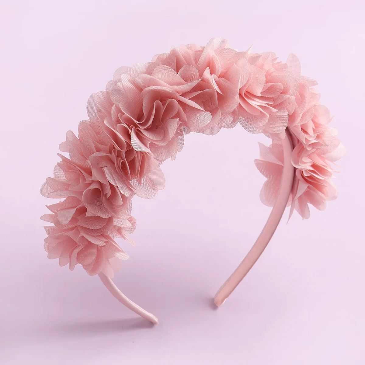 Advanced Handmade Flower Girls Headbands Cute Pearl Feather Wedding Crown Princess Dance Party Headwear Fashion Hoop Accessories