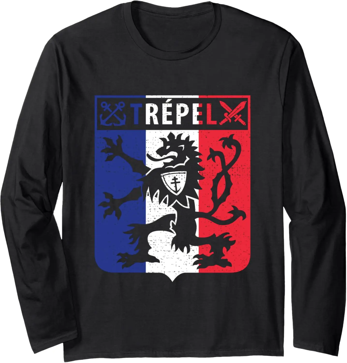 

Commando Trepel French Special Force Military T-Shirt Long Sleeve Casual 100% Cotton T Shirt