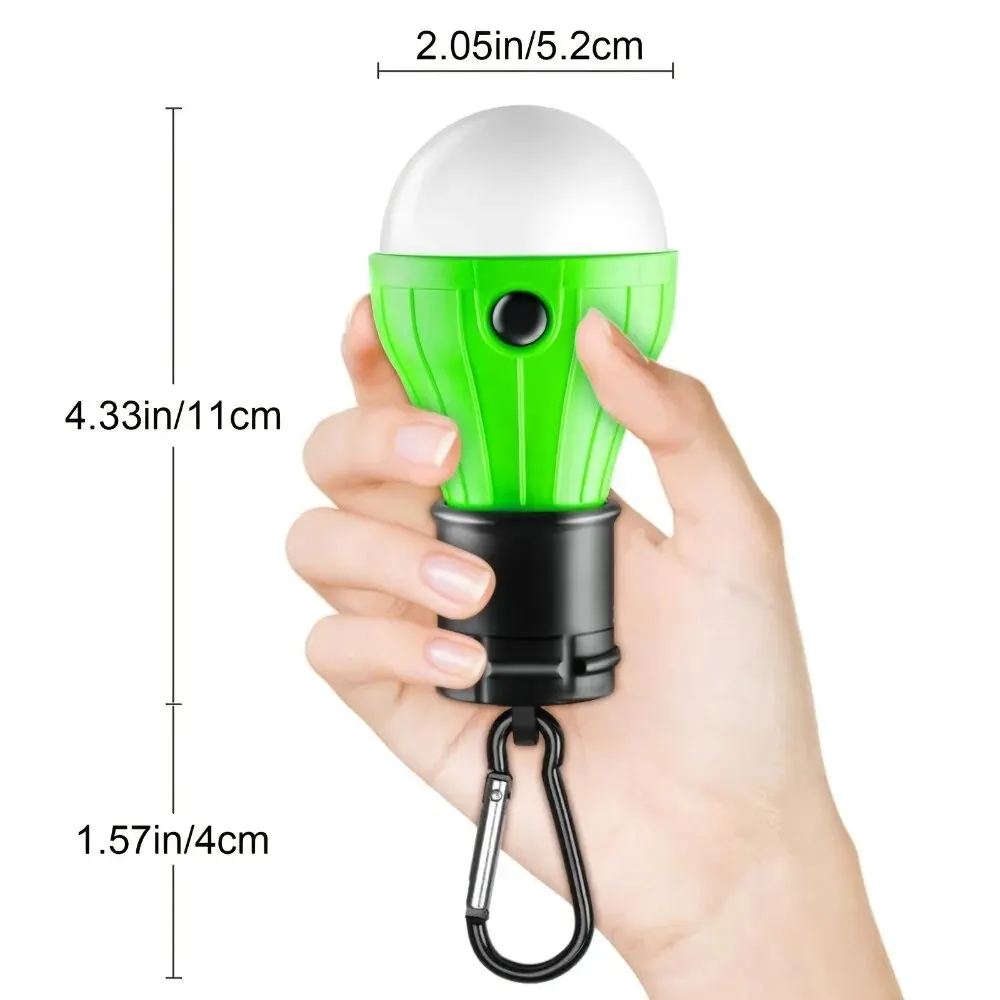 1pc Portable 3LED Outdoor Hanging Light - Perfect for Camping, Emergency, and Night Lighting!