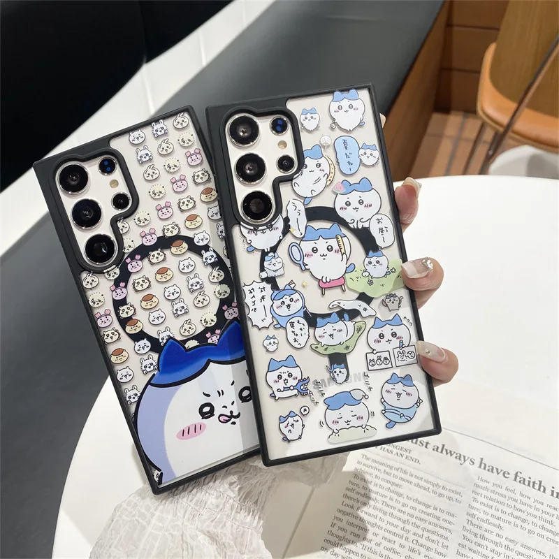 

Cartoon Doll Magsafe Case for Samsung Galaxy S21 22 23 24 S22Plus S22Ultra S23+ S23Ultra S24Plus S24Ultra Cover Protective Shell