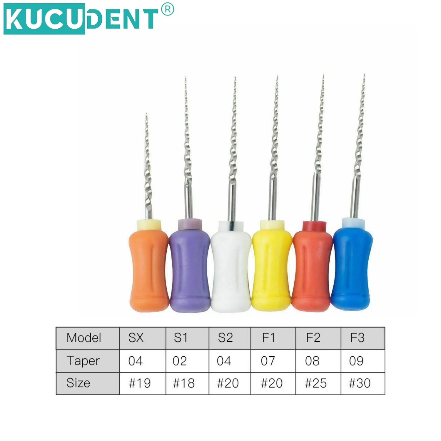 6 unids/caja Dental uso manual limas NITI SX-F3 21mm/25mm limas súper rotativas dentista conducto radicular limas Endo herramientas de acabado moldeador