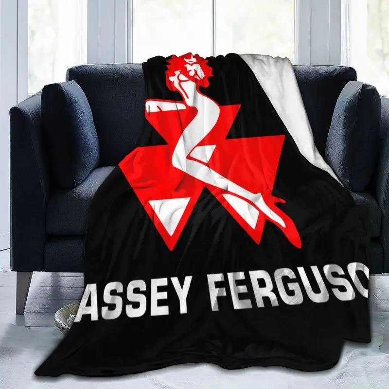 Massey Ferguson T Shirt Hot Item Usa Blanket Fluffy New Style All Season Faux Fur Throw Sleeping Sheets