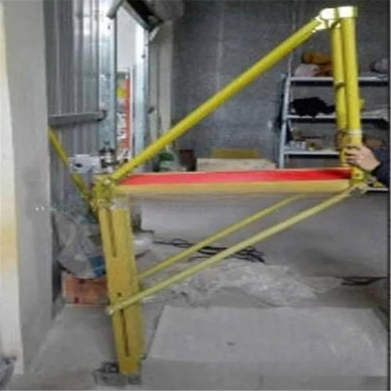 Movable rod to operate insulated platform
