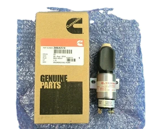 3864274 Engine Shutdown Solenoid Valve For Hyundai 225-7 For Cummins 6b5.9